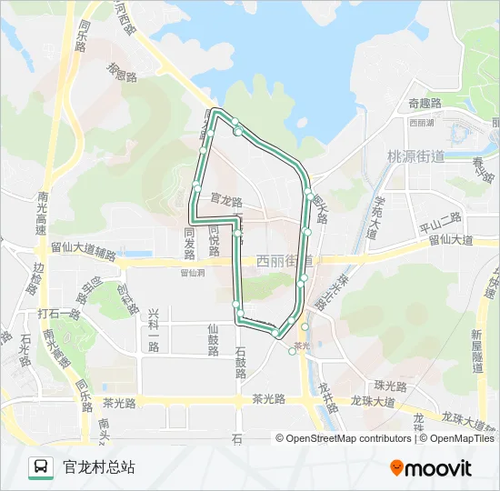 B604 Bus Line Map