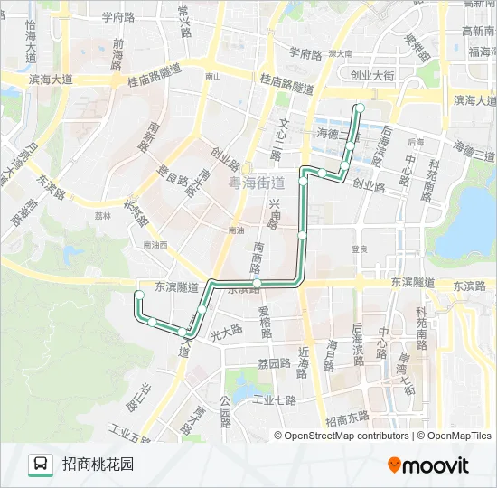 B605 Bus Line Map