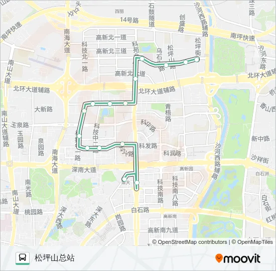 B607 Bus Line Map