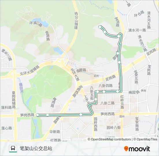 B615 Bus Line Map