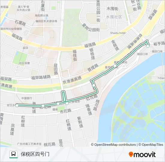 B618 Bus Line Map