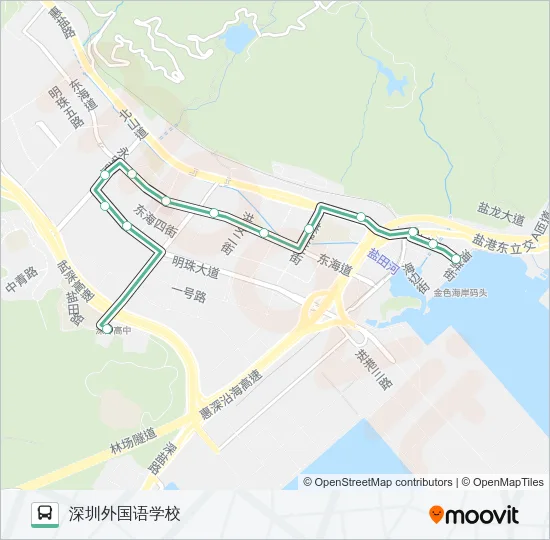 B626 Bus Line Map