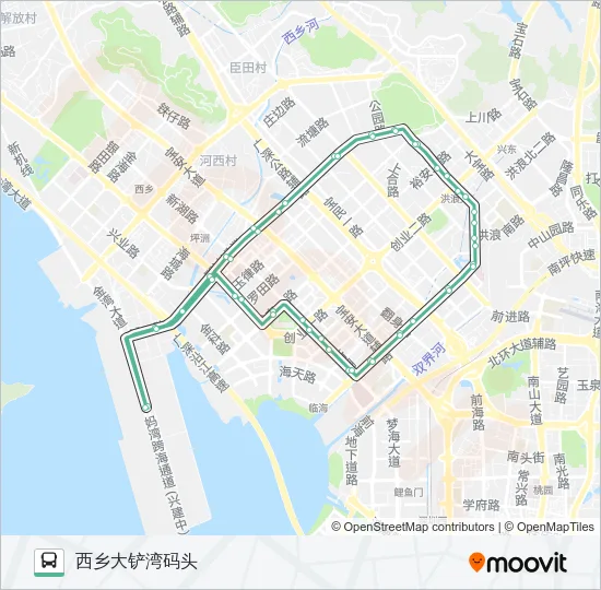 B630 Bus Line Map