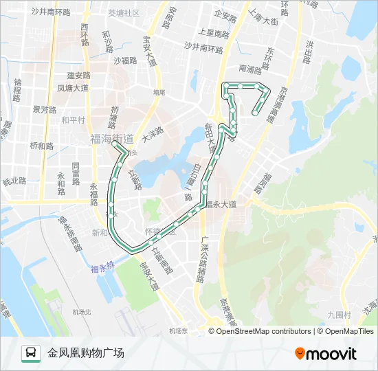 B634 Bus Line Map