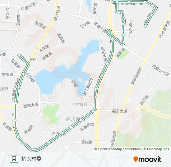 B634 Bus Line Map