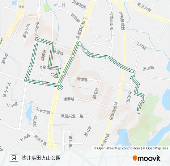 B637 Bus Line Map