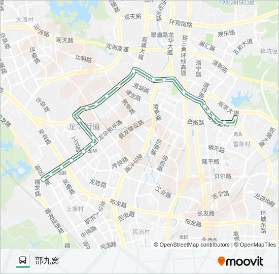 B648 Bus Line Map