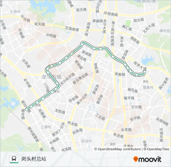 B648 Bus Line Map
