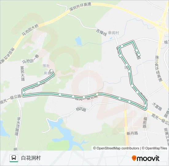 B649 Bus Line Map