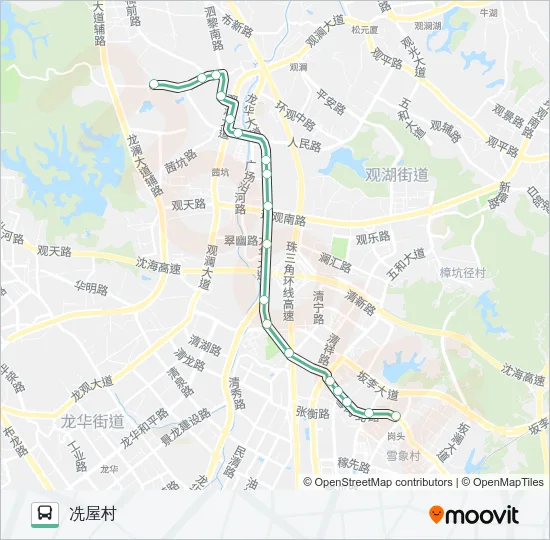 B650 Bus Line Map