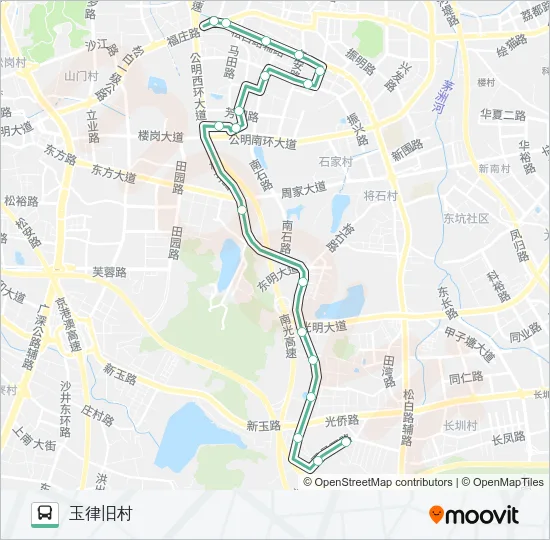 B658 Bus Line Map