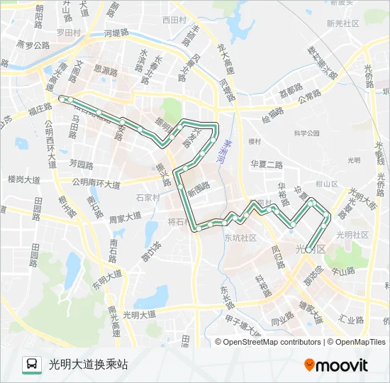 B659 Bus Line Map
