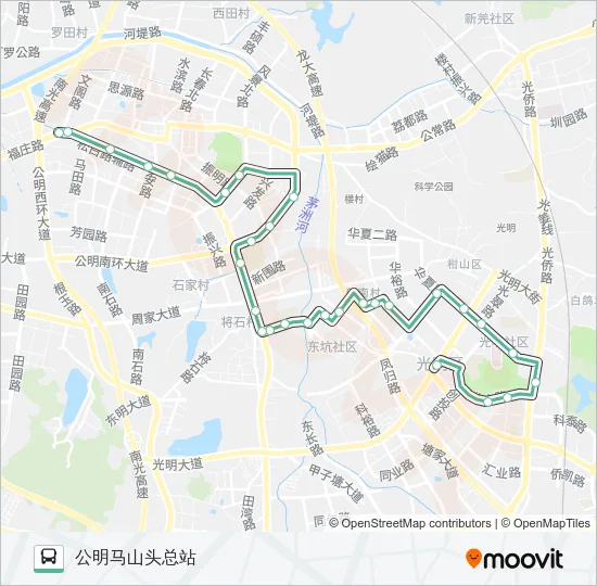 B659 Bus Line Map