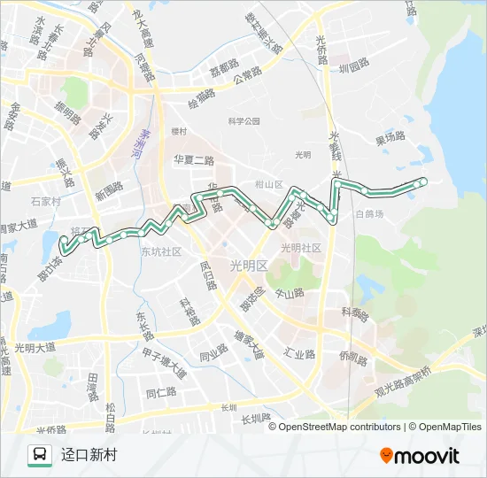 B660 Bus Line Map