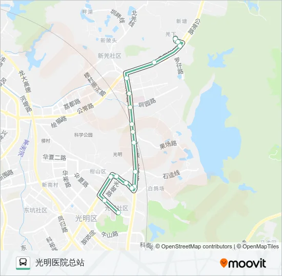 B662 Bus Line Map