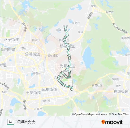 B663 Bus Line Map