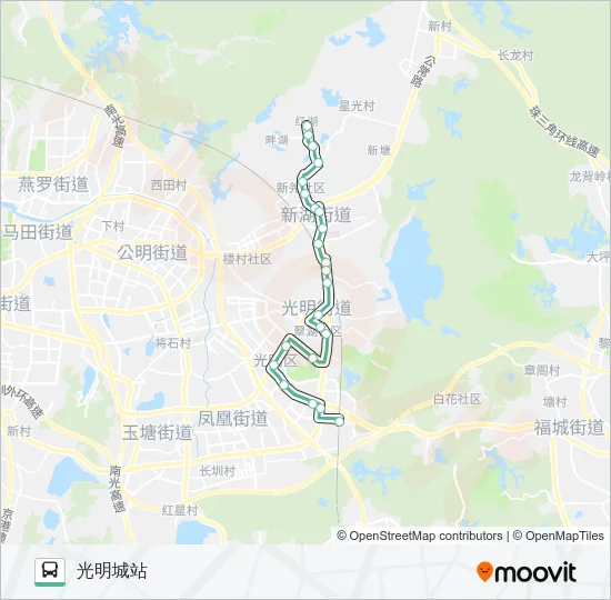 B663 Bus Line Map