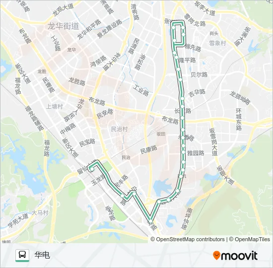 B666 Bus Line Map