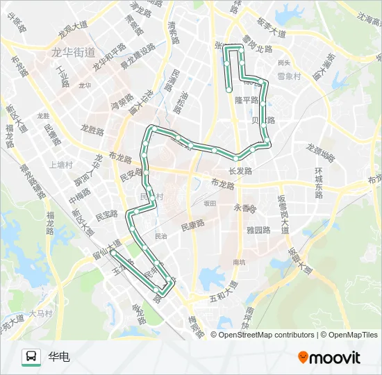 B667 Bus Line Map