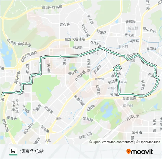 B669 Bus Line Map