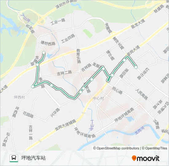 B673 Bus Line Map
