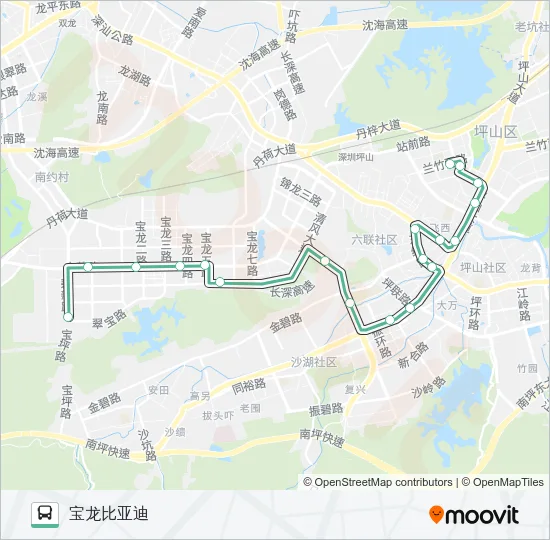 B678 Bus Line Map