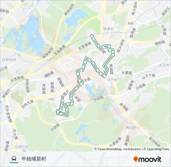 B679 Bus Line Map