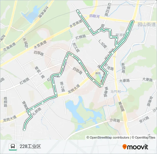 B679 Bus Line Map