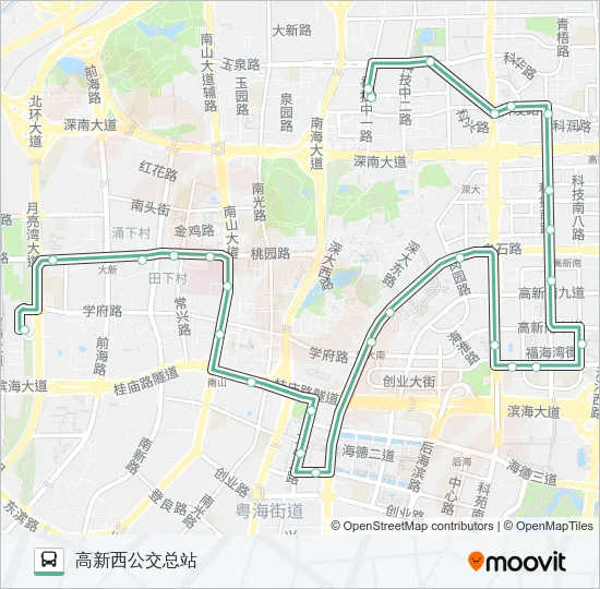 B682 Bus Line Map