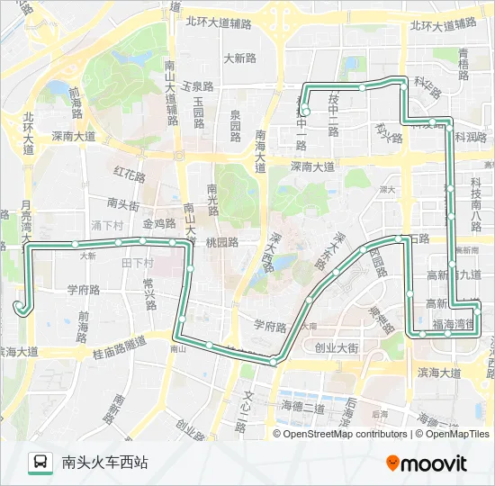 B682 Bus Line Map
