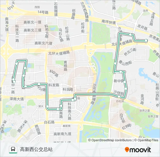 B683 Bus Line Map