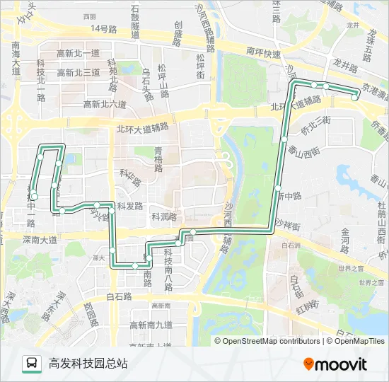 B683 Bus Line Map