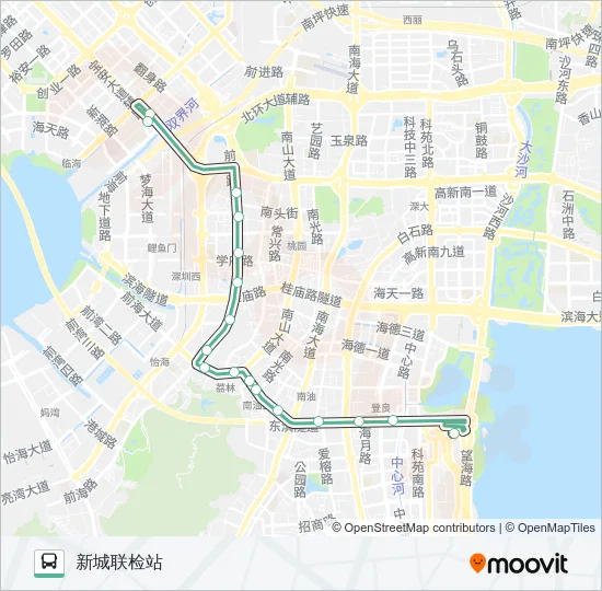 B688 Bus Line Map