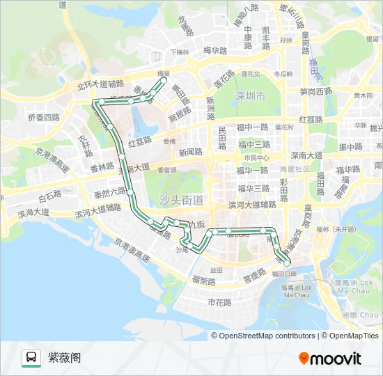 B689 Bus Line Map
