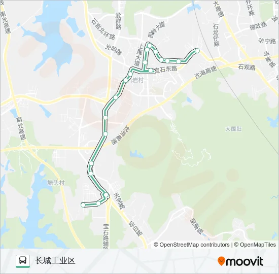 B691 Bus Line Map