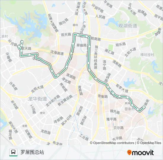 B693 Bus Line Map