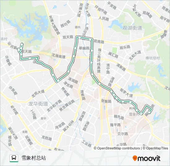 B693 Bus Line Map