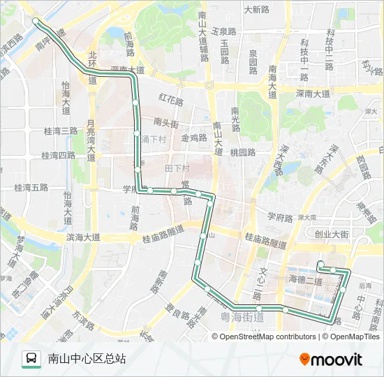 B699 Bus Line Map
