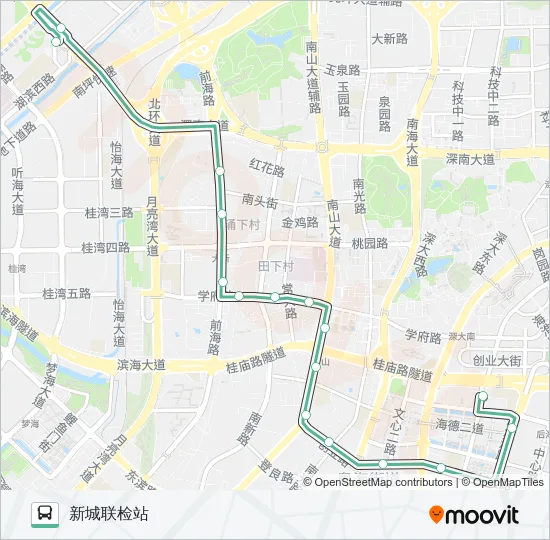 B699 Bus Line Map