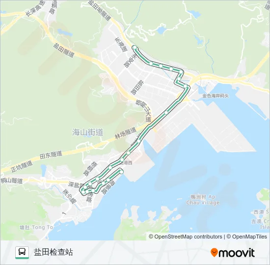 B701 Bus Line Map