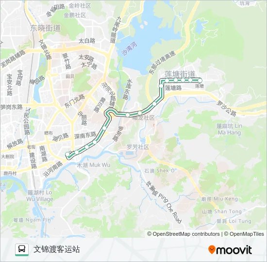 B704 Bus Line Map