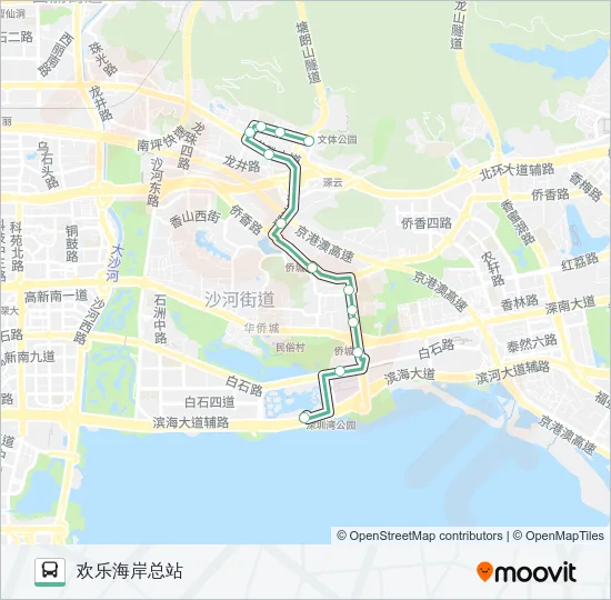 B706 Bus Line Map