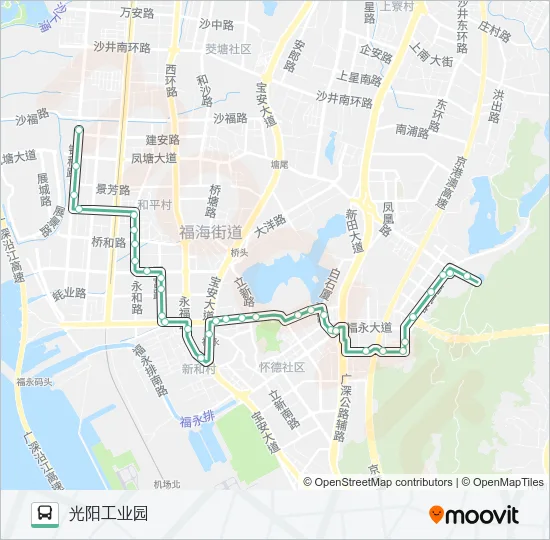 B711 Bus Line Map