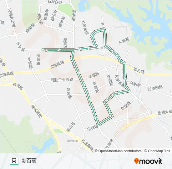 B714 Bus Line Map