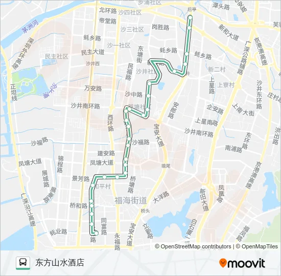 B716 Bus Line Map