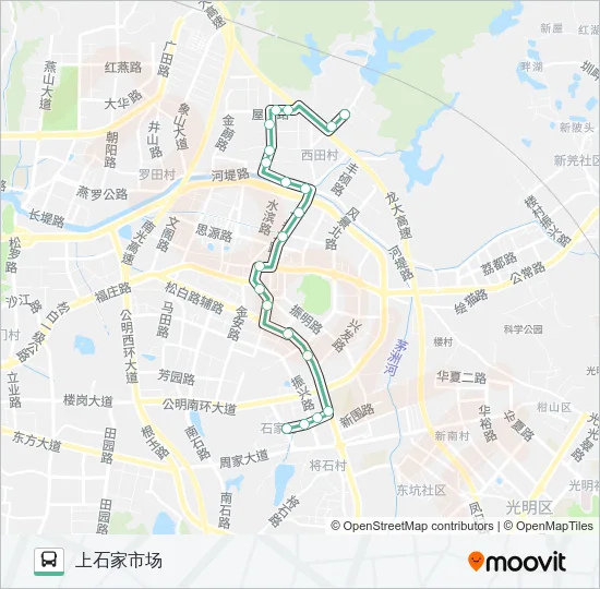 B718 Bus Line Map