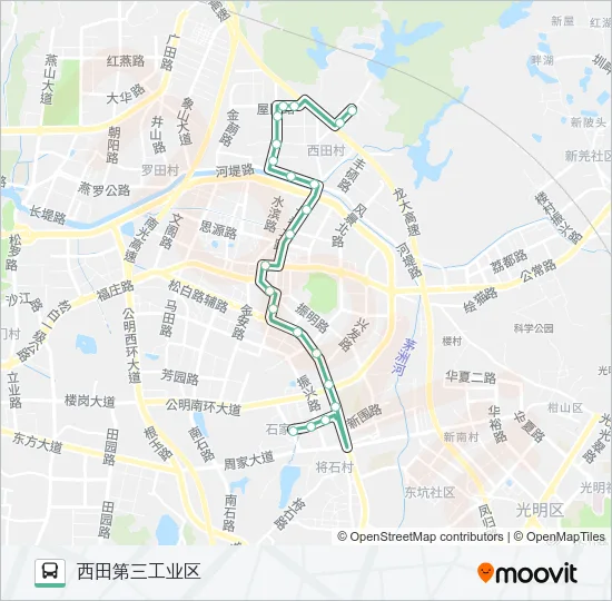 B718 Bus Line Map