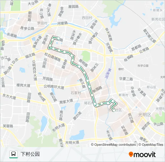 B719 Bus Line Map