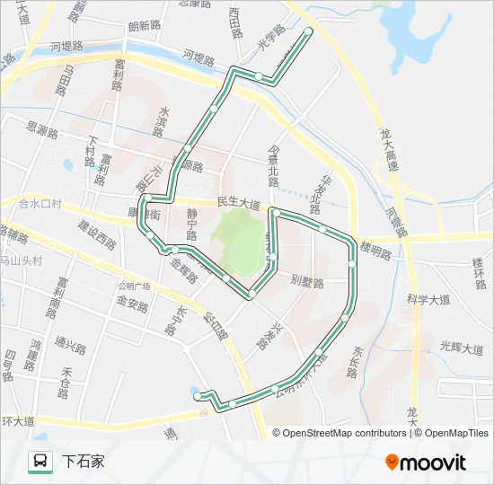 B720 Bus Line Map