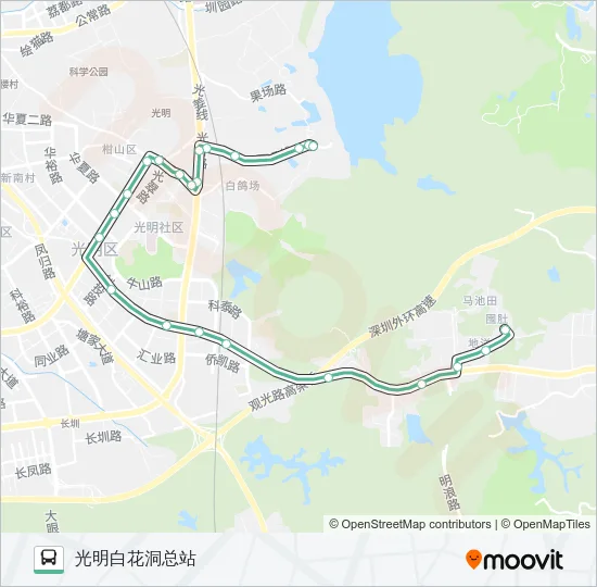 B722 Bus Line Map